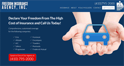 Desktop Screenshot of freedominsuranceinc.com